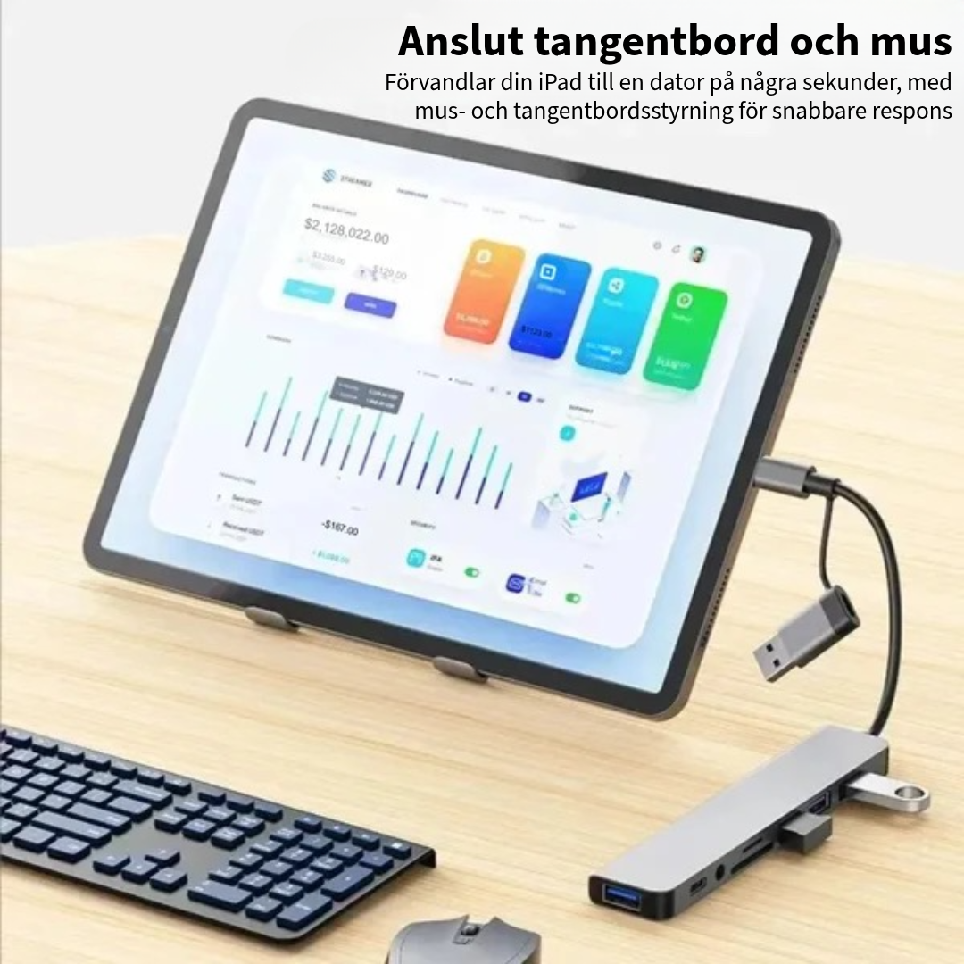 8-i-2 USB-hubb