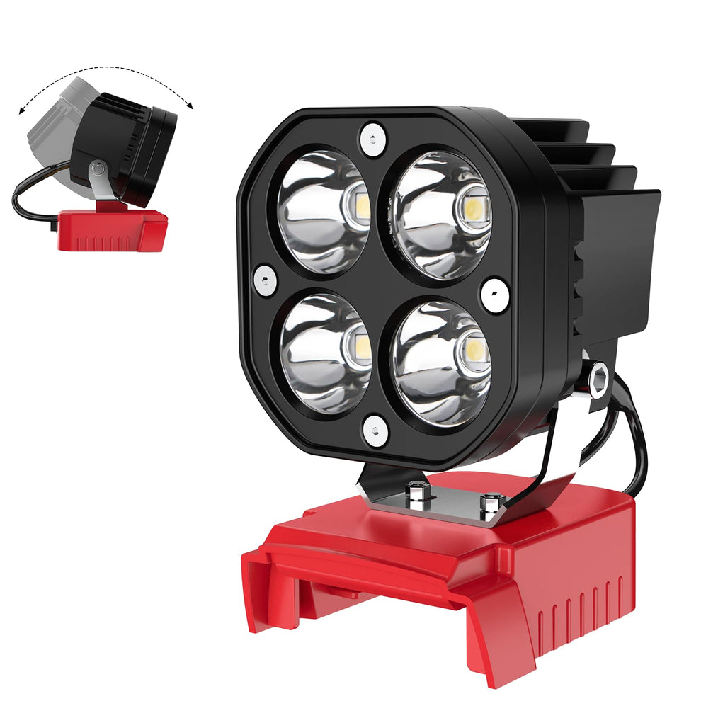 40 W bärbar 6000 lm LED-arbetslampa