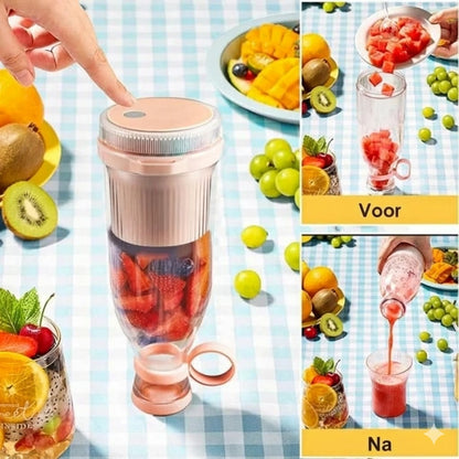 Bärbar mixer för färska safter