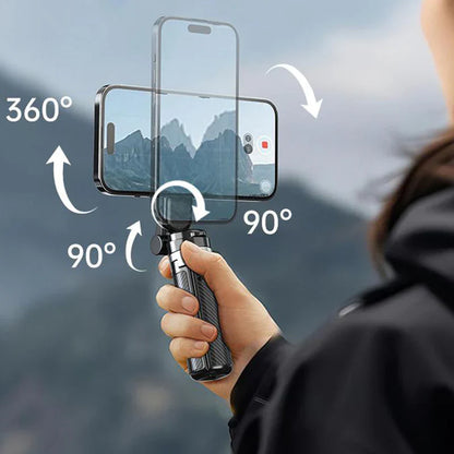 4-i-1 magnetisk selfiepinne med 360° rotation