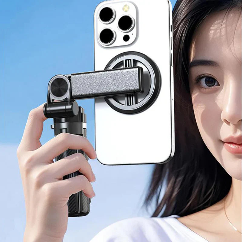 4-i-1 magnetisk selfiepinne med 360° rotation