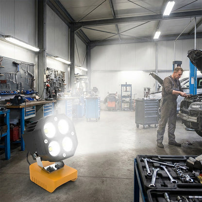 40 W bärbar 6000 lm LED-arbetslampa