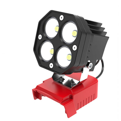 40 W bärbar 6000 lm LED-arbetslampa