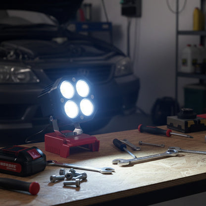 40 W bärbar 6000 lm LED-arbetslampa