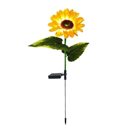 Vattentäta solenergilampor（3 Solroslampor）