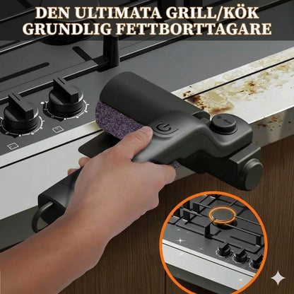 Sladdlös elektrisk rengöringsborste för grill