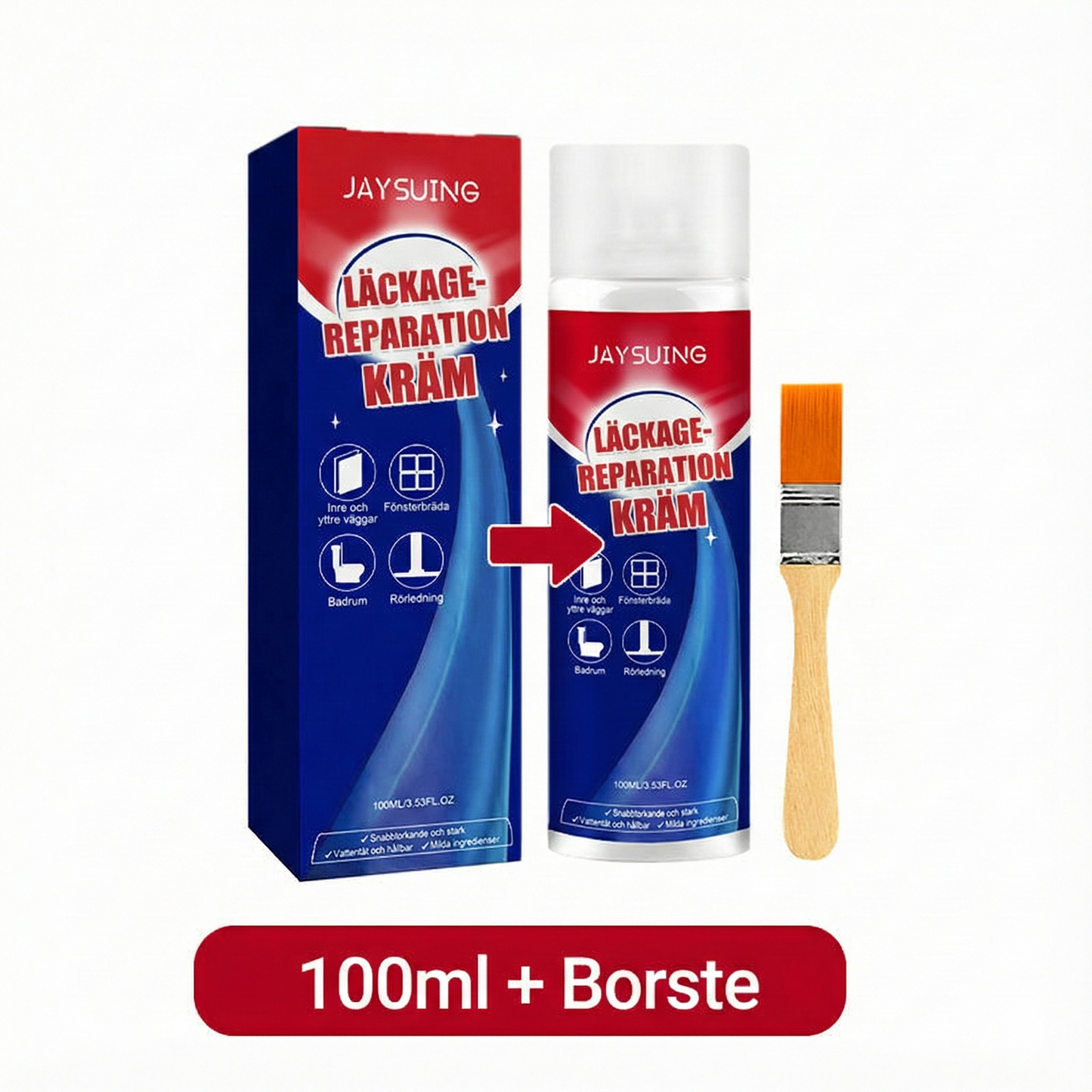 Vattentät tätningsspray