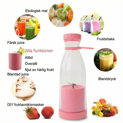 Bärbar mixer för färska safter