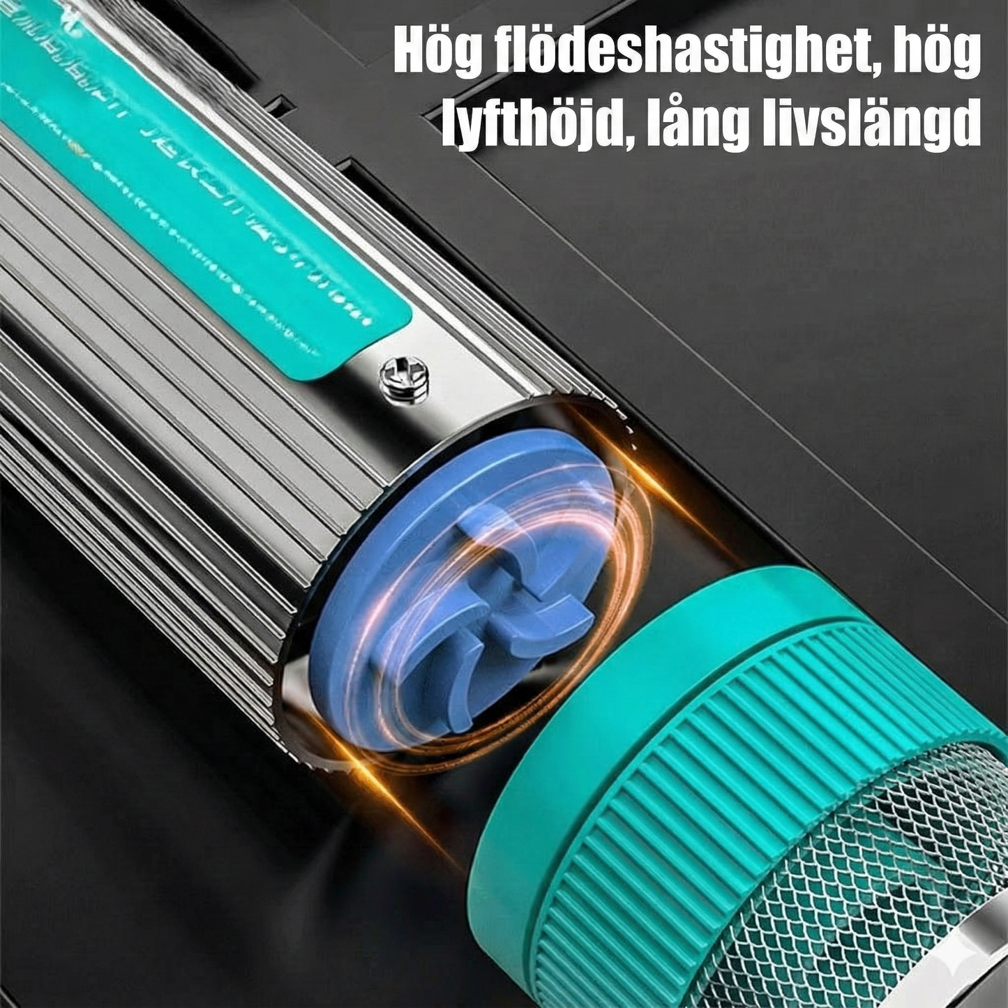 Universell 100W batteripump (olja och vatten)