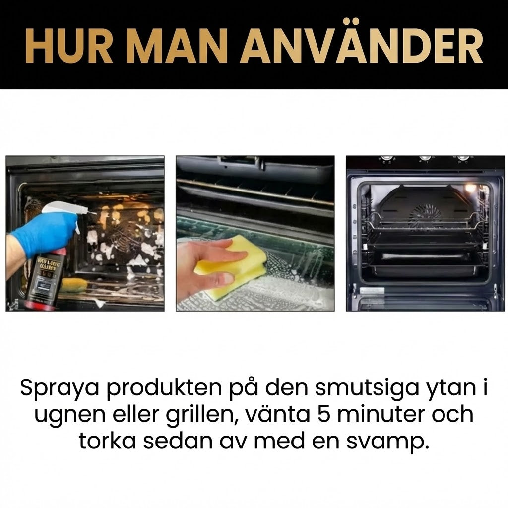 Ugns- och grillrengöringsspray