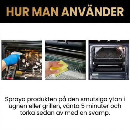 Ugns- och grillrengöringsspray